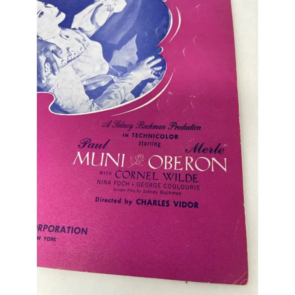 1945 Vintage Souvenir Album of Piano Music by Frederic Chopin Song Book‎